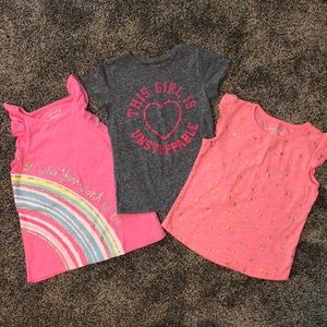 Girls Mixed Tee Lot:Jumping Beans/Children’s Place